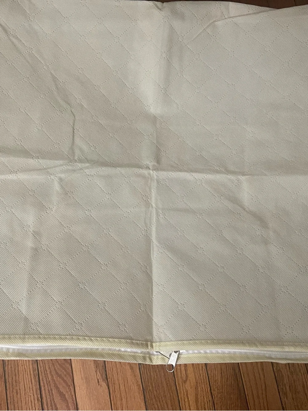 Amazon Cream Fabric Storage Bin with Clear Front Window. 6 pieces 4 large